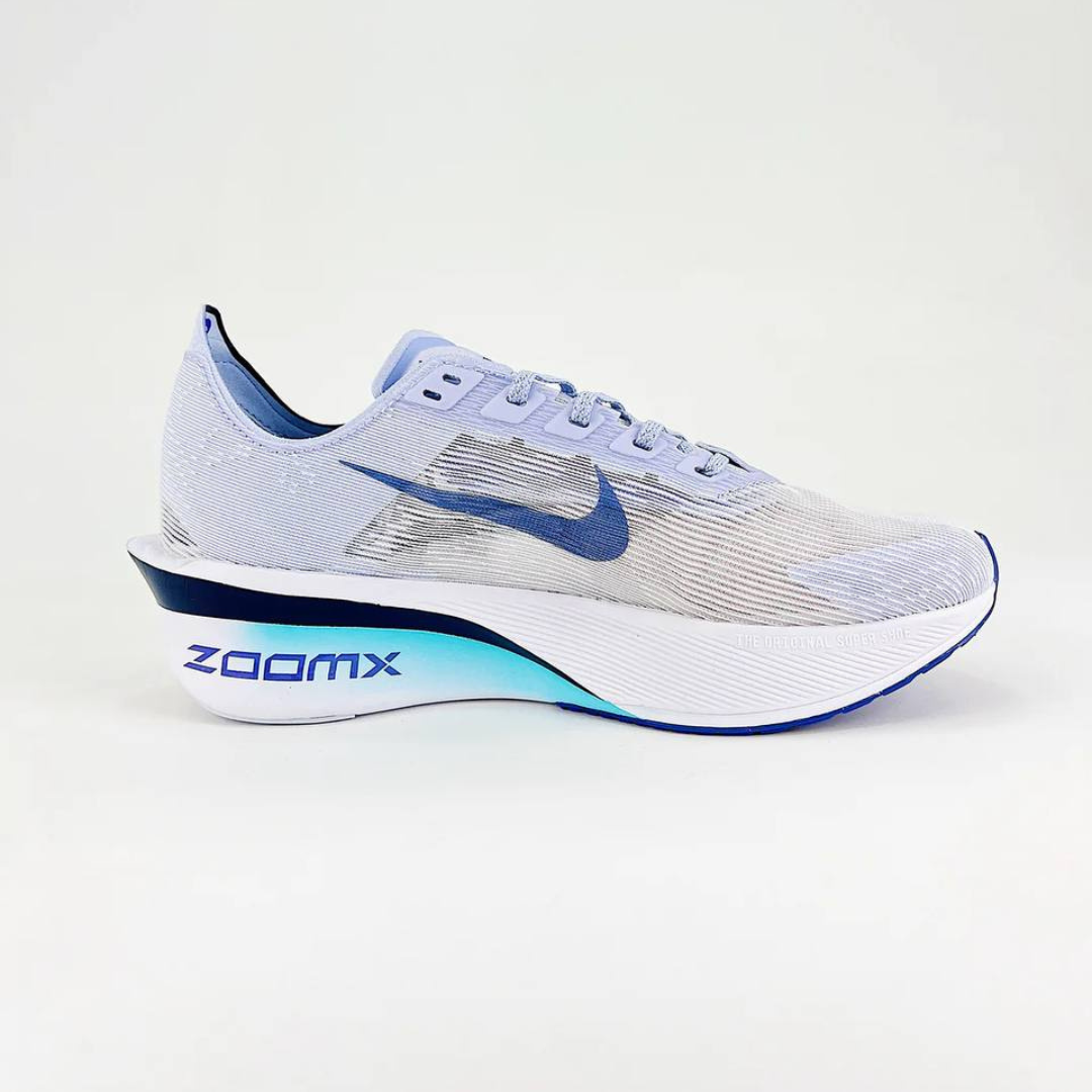 Nike ZoomX VaporFly 4 Branco/Azul