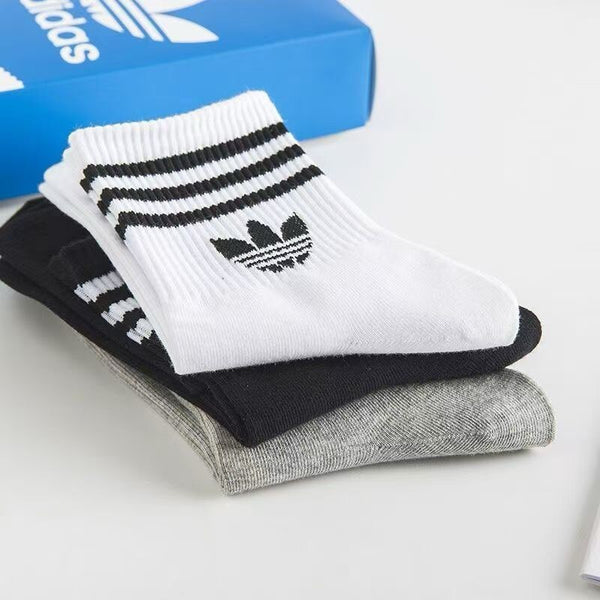 Kit 5 pares de Meias Adidas