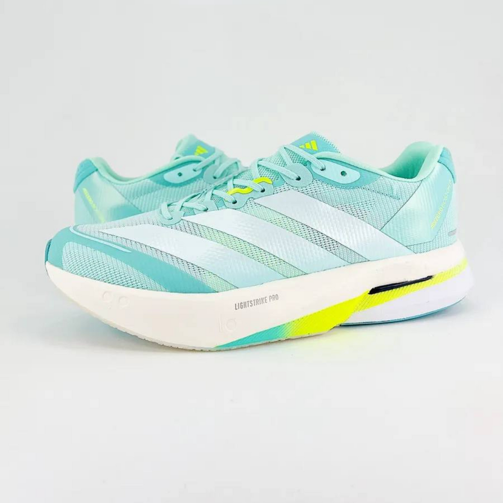 Adidas Adizero Boston 13 Flash Aqua/Metálico/Verde Limão