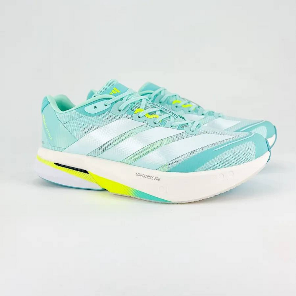 Adidas Adizero Boston 13 Flash Aqua/Metálico/Verde Limão