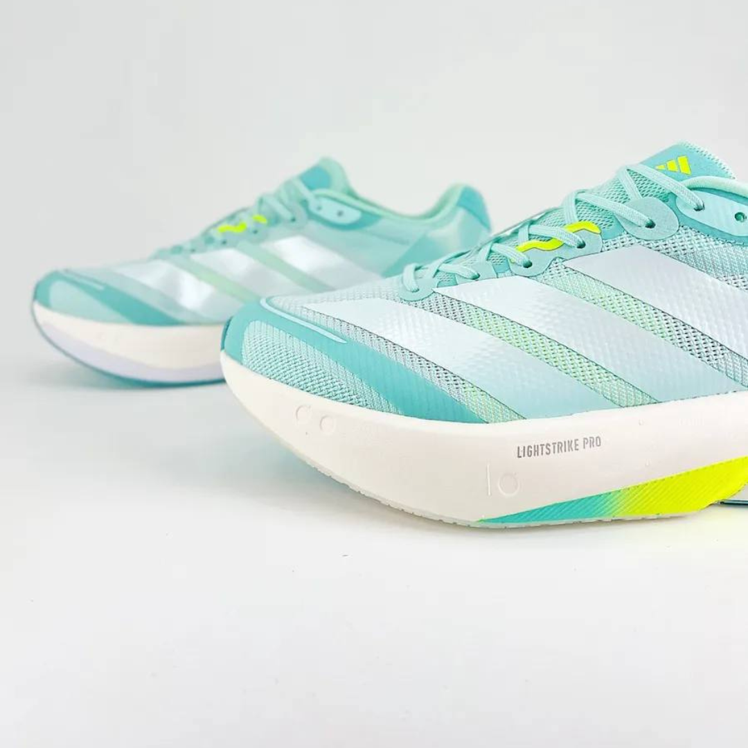 Adidas Adizero Boston 13 Flash Aqua/Metálico/Verde Limão