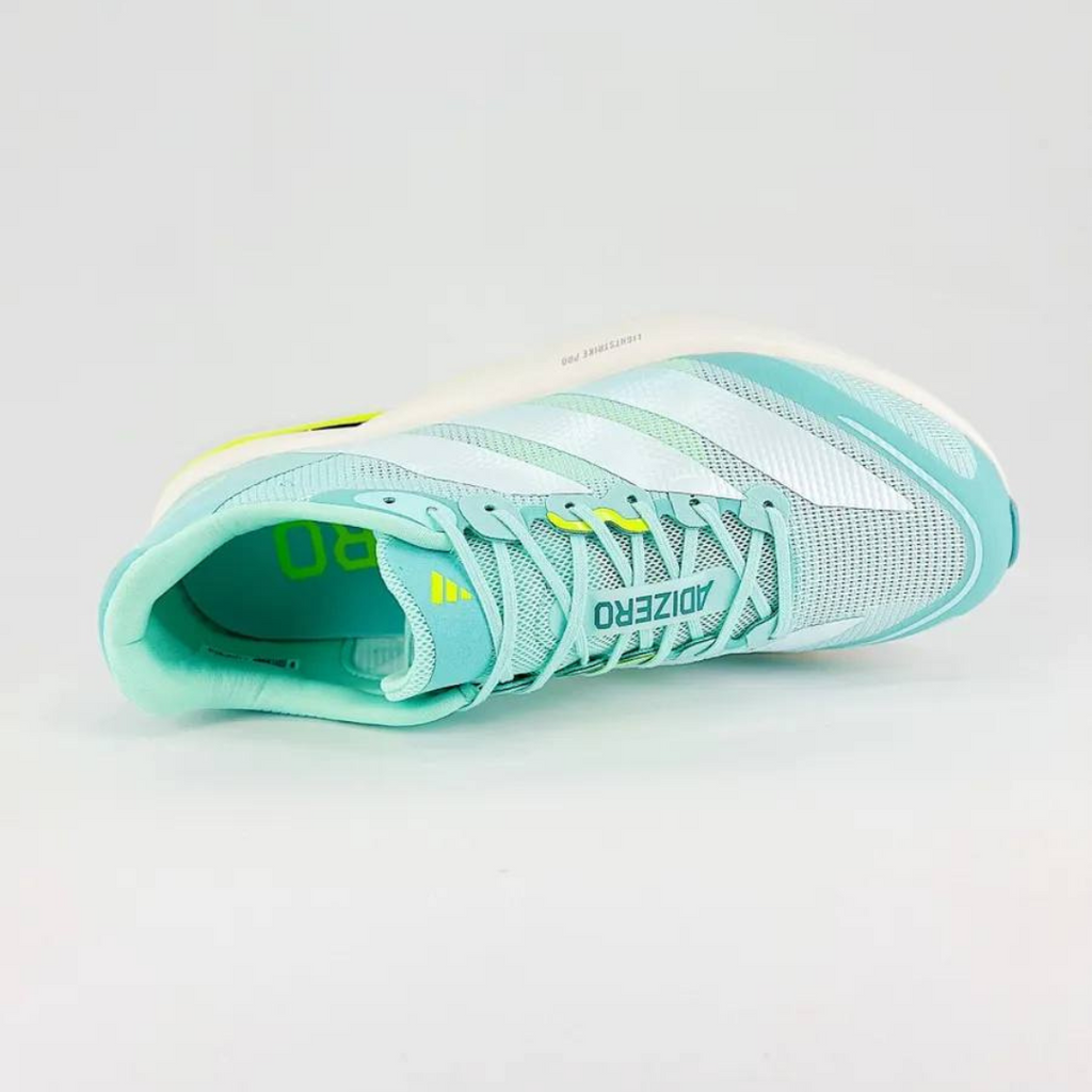 Adidas Adizero Boston 13 Flash Aqua/Metálico/Verde Limão