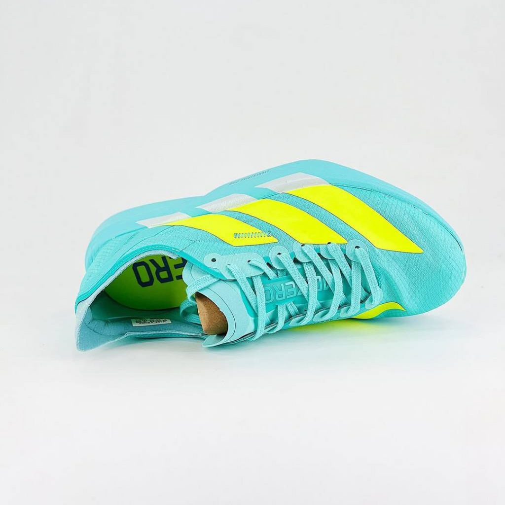 Adidas Adizero Adios Pro 4 Flash Aqua  Lucid Lemon