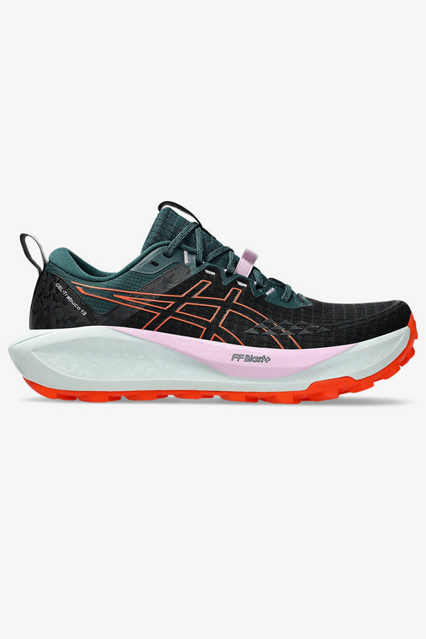 Asics Gel Trabuco 13 - Preto/Laranja/Branco